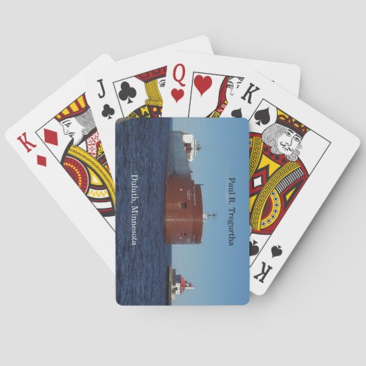 Paul R. Tregurtha Duluth speelkaarten (Achterkant)