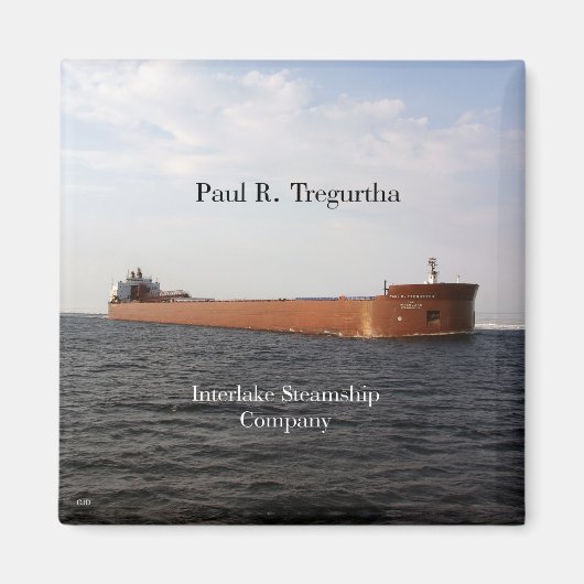 Paul R. Tregurtha magnet (Voorkant)