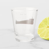 Paul R. Tregurtha shot glass Glas (Achterkant)