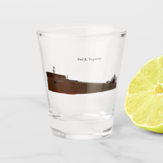 Paul R. Tregurtha shot glass Glas (Voorkant)