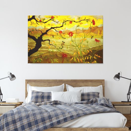 Paul Ranson / Appelboom met rood fruit c.1902 / Canvas Afdruk (Insitu (Slaapkamer))