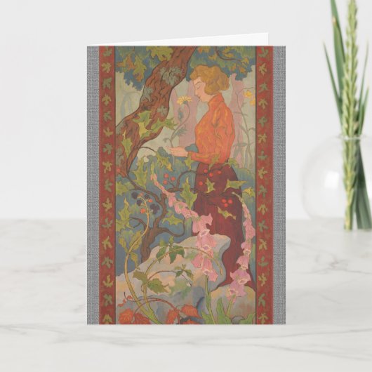 Paul Ranson Les Digitales Foxglove CC0119 Birthday Kaart (Voorkant)