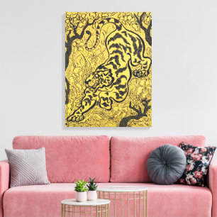 Paul Ranson Vintage Art Nouveau Gele Tijger Print