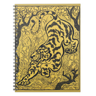 Paul Ranson Vintage Art Nouveau Gele Tijger Print Notitieboek