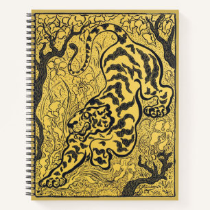 Paul Ranson Vintage Art Nouveau Gele Tijger Print Notitieboek