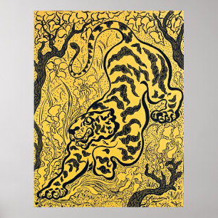 Paul Ranson's Tijger in het Oerwoud - Retro Art Poster