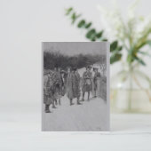 Paul Revere brengt nieuws naar Sullivan Briefkaart (Staand voorkant)