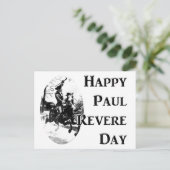 Paul Revere Day Briefkaart (Staand voorkant)