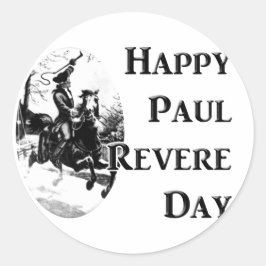 Paul Revere Day Vierkante Sticker
