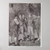 Paul Revere in Lexington Poster (Voorkant)