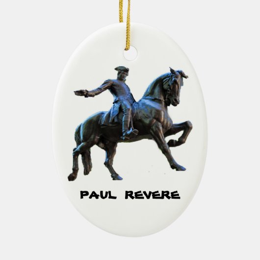 Paul Revere (Massachusetts) Keramisch Ornament (Achterkant)