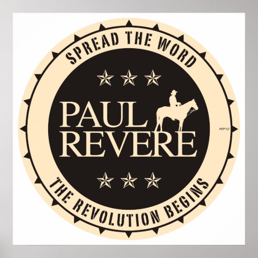 Paul Revere Poster (Voorkant)