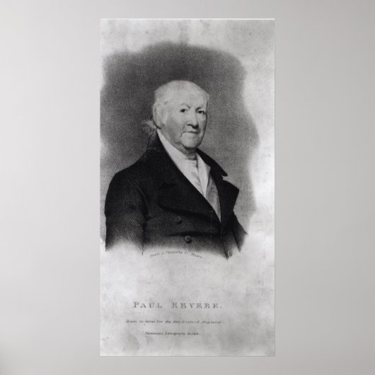Paul Revere uit 'The New England Magazine' Poster (Voorkant)