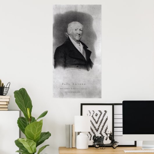 Paul Revere uit 'The New England Magazine' Poster (Thuiskantoor)