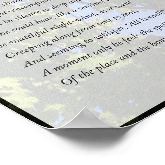 Paul Revere's Midnight Ride van Longmede Poster (Hoek)