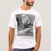 Paul Revere's Ride. 1775_Oorlog Afbeelding T-shirt (Voorkant)
