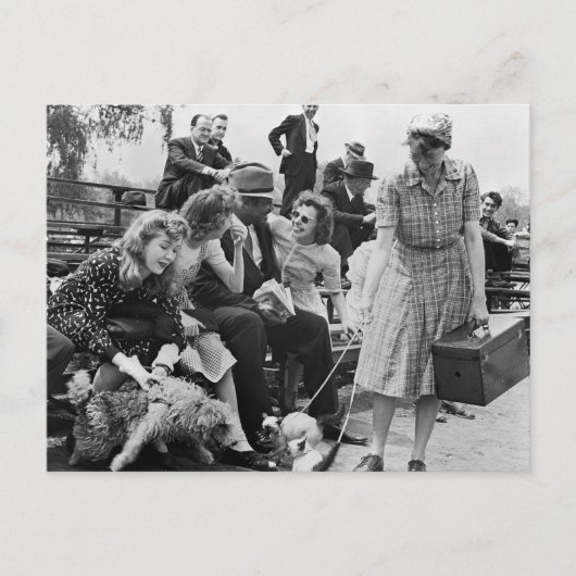 Paul Robeson en Friends, jaren veertig Briefkaart (Voorkant)