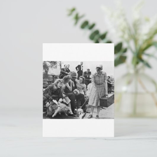 Paul Robeson en Friends, jaren veertig Briefkaart (Staand voorkant)