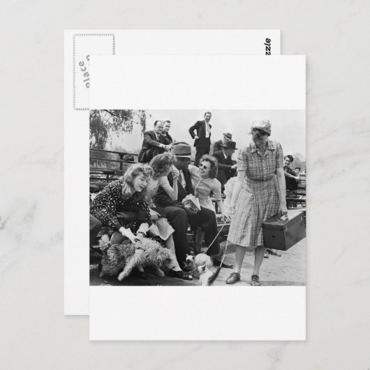 Paul Robeson en Friends, jaren veertig Briefkaart (Voorkant / Achterkant)