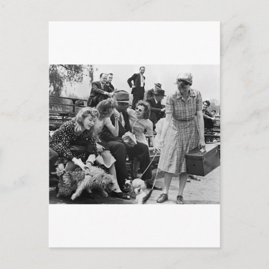 Paul Robeson en Friends, jaren veertig Briefkaart (Voorkant)