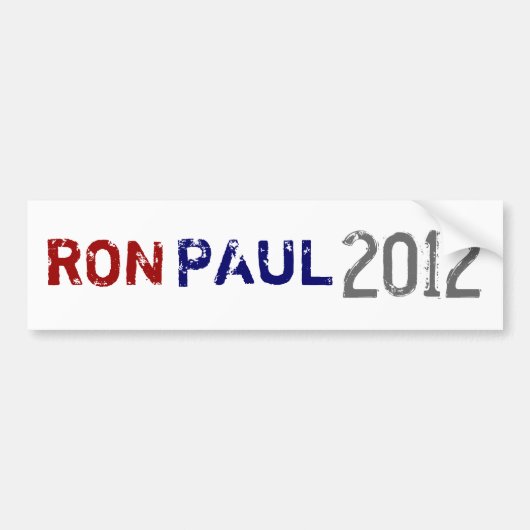 PAUL, RON, 2012 BUMPERSTICKER (Voorkant)