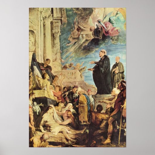 Paul Rubens - Het wonder van St Francis Xavier Poster (Voorkant)