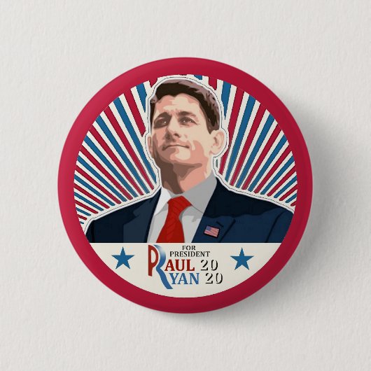 Paul Ryan 2020 Ronde Button 5,7 Cm (Voorkant)