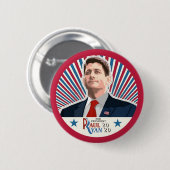 Paul Ryan 2020 Ronde Button 5,7 Cm (Voorkant /achterkant)