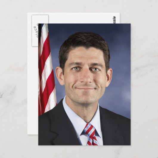 Paul Ryan Briefkaart (Voorkant / Achterkant)