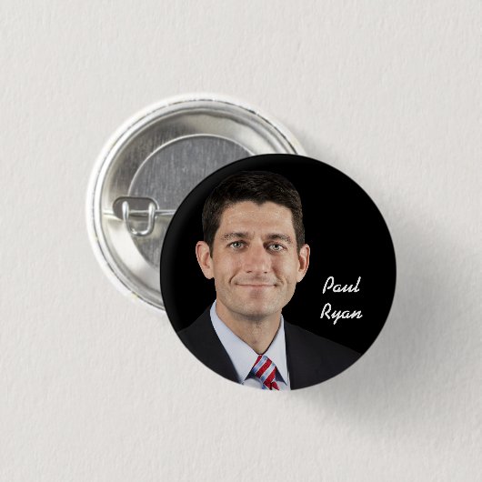 Paul Ryan Ronde Button 3,2 Cm (Voorkant /achterkant)