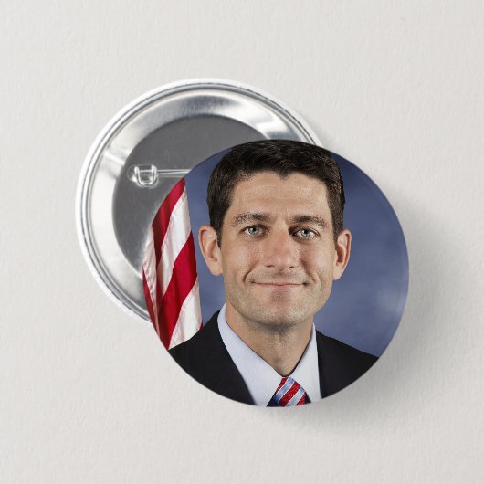Paul Ryan Ronde Button 5,7 Cm (Voorkant /achterkant)