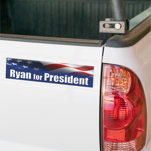 Paul Ryan voor President Bumpersticker (Op Truck)
