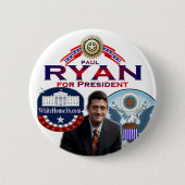 Paul Ryan voor President Button (Voorkant)
