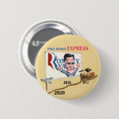 Paul Ryan's Express Ronde Button 5,7 Cm (Voorkant /achterkant)