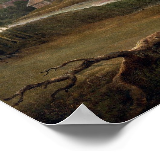 Paul Sandby Ely Cathedral Poster (Hoek)