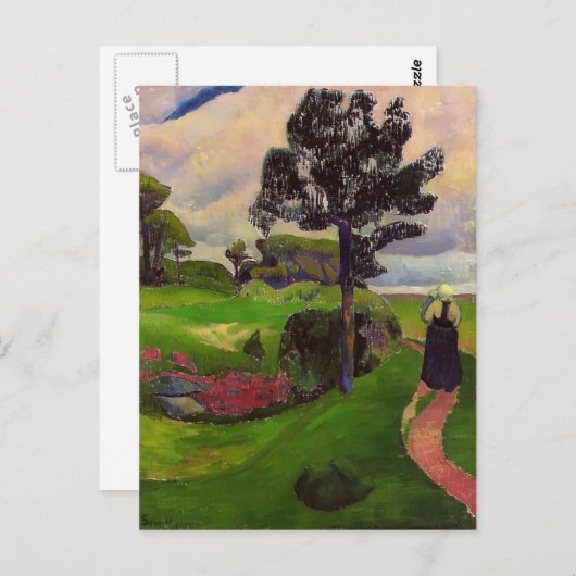 Paul Serusier-Moeder & Kind op een Bretonlandschap Briefkaart (Voorkant / Achterkant)