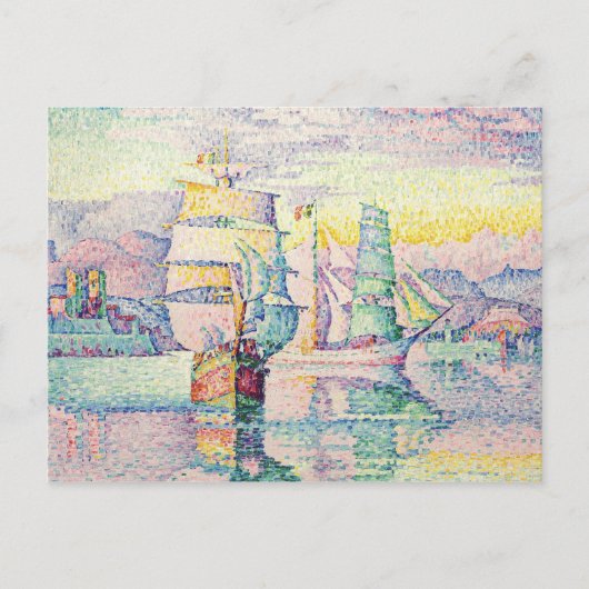 Paul Signac - Antibes, The Brigantines Briefkaart (Voorkant)