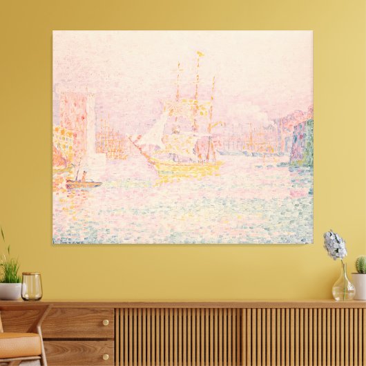 Paul Signac art Canvas Afdruk (Insitu (Woonkamer))