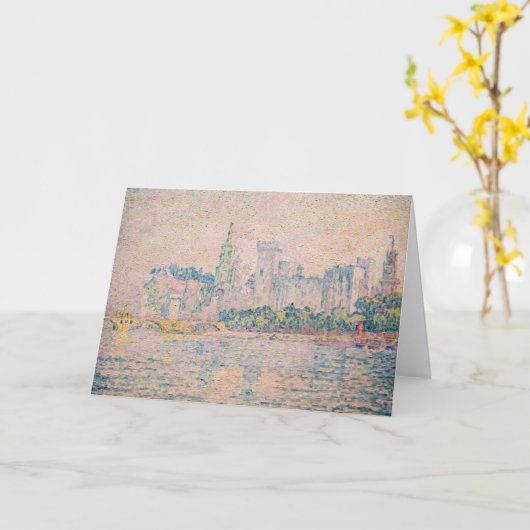 Paul Signac - Avignon, Morning Kaart (Gele Bloem)