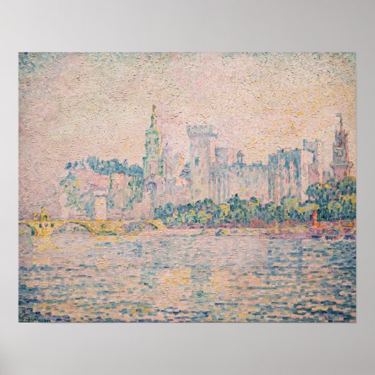 Paul Signac - Avignon, Morning Poster (Voorkant)