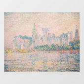 Paul Signac - Avignon, Morning Raamsticker (Vel)