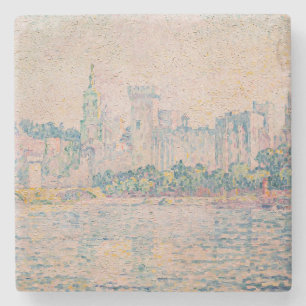 Paul Signac - Avignon, Morning Stenen Onderzetter