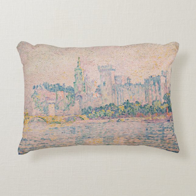 Paul Signac - Avignon, ochtend Accent Kussen (Voorkant)