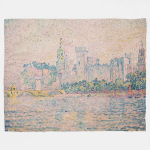 Paul Signac - Avignon, ochtend Fleece Deken