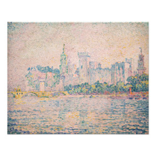 Paul Signac - Avignon, ochtend Foto Afdruk