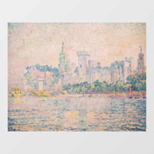 Paul Signac - Avignon, ochtend Raamsticker
