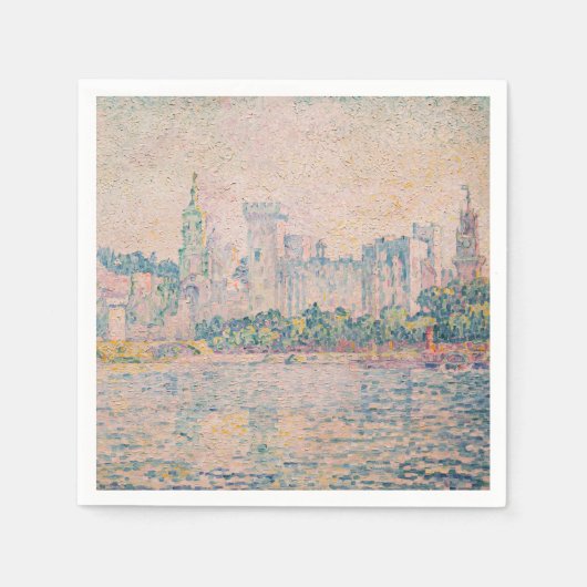 Paul Signac - Avignon, ochtend Servet (Voorkant)