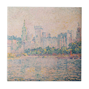 Paul Signac - Avignon, ochtend Tegeltje