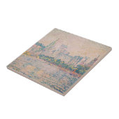 Paul Signac - Avignon, ochtend Tegeltje (Zijkant)
