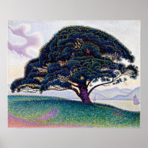 Paul Signac Bonaventure pine 1265 Pointillism XL Poster